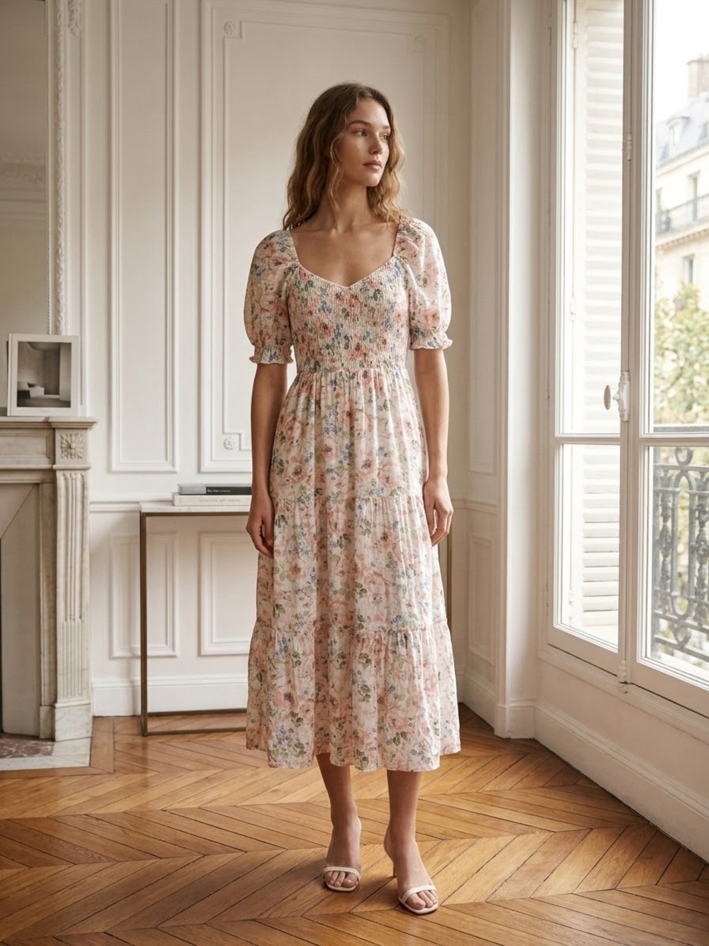 NWT Abercrombie & Fitch Floral Midi Dress